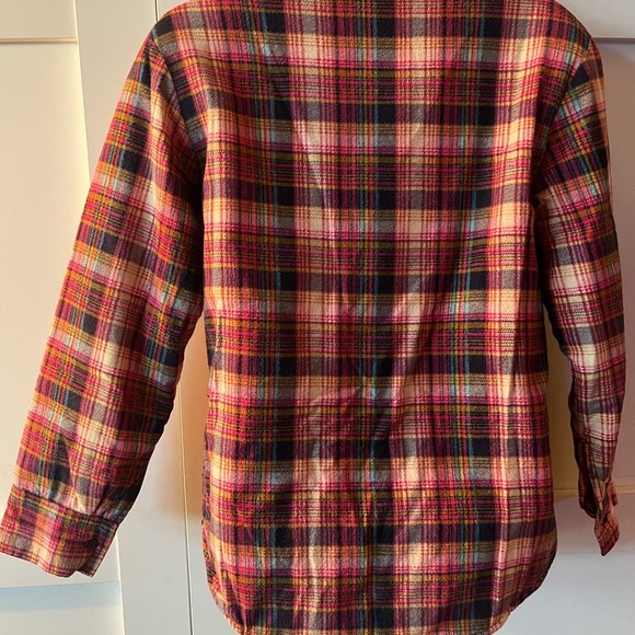 Vintage Plaid chore coat Utility Jacket lined quilted style button up - Picture 5 of 8